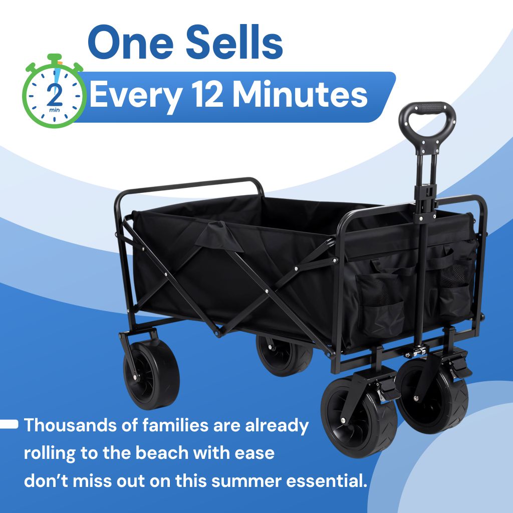 Folding Beach Trolley | 100L