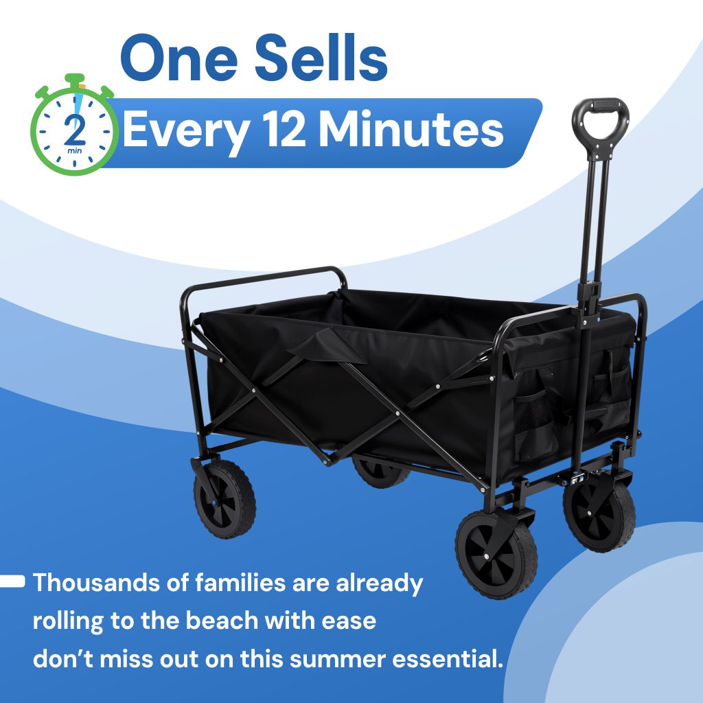 Folding Beach Trolley | 80L