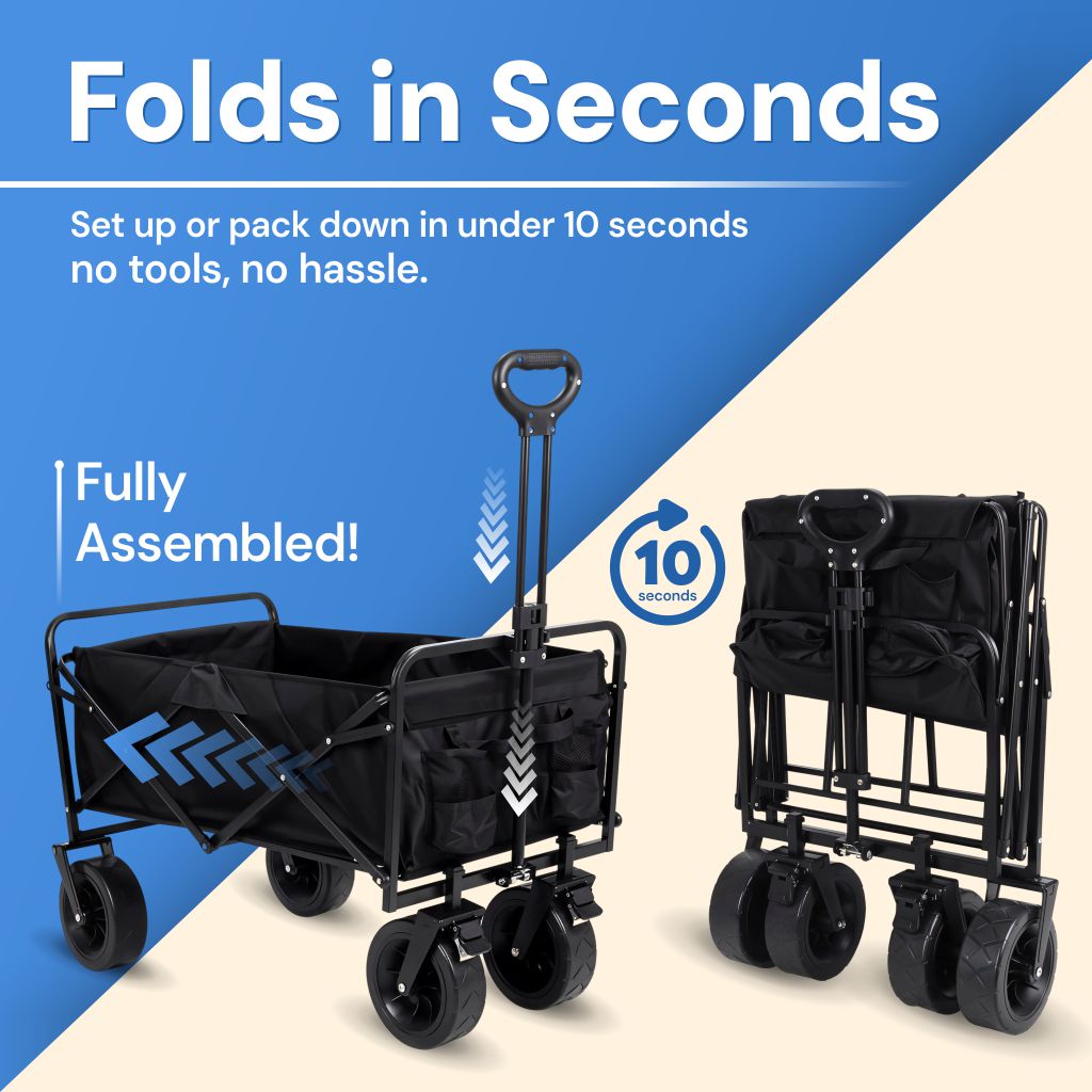 Folding Beach Trolley | 100L