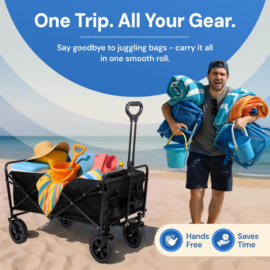 Folding Beach Trolley | 100L