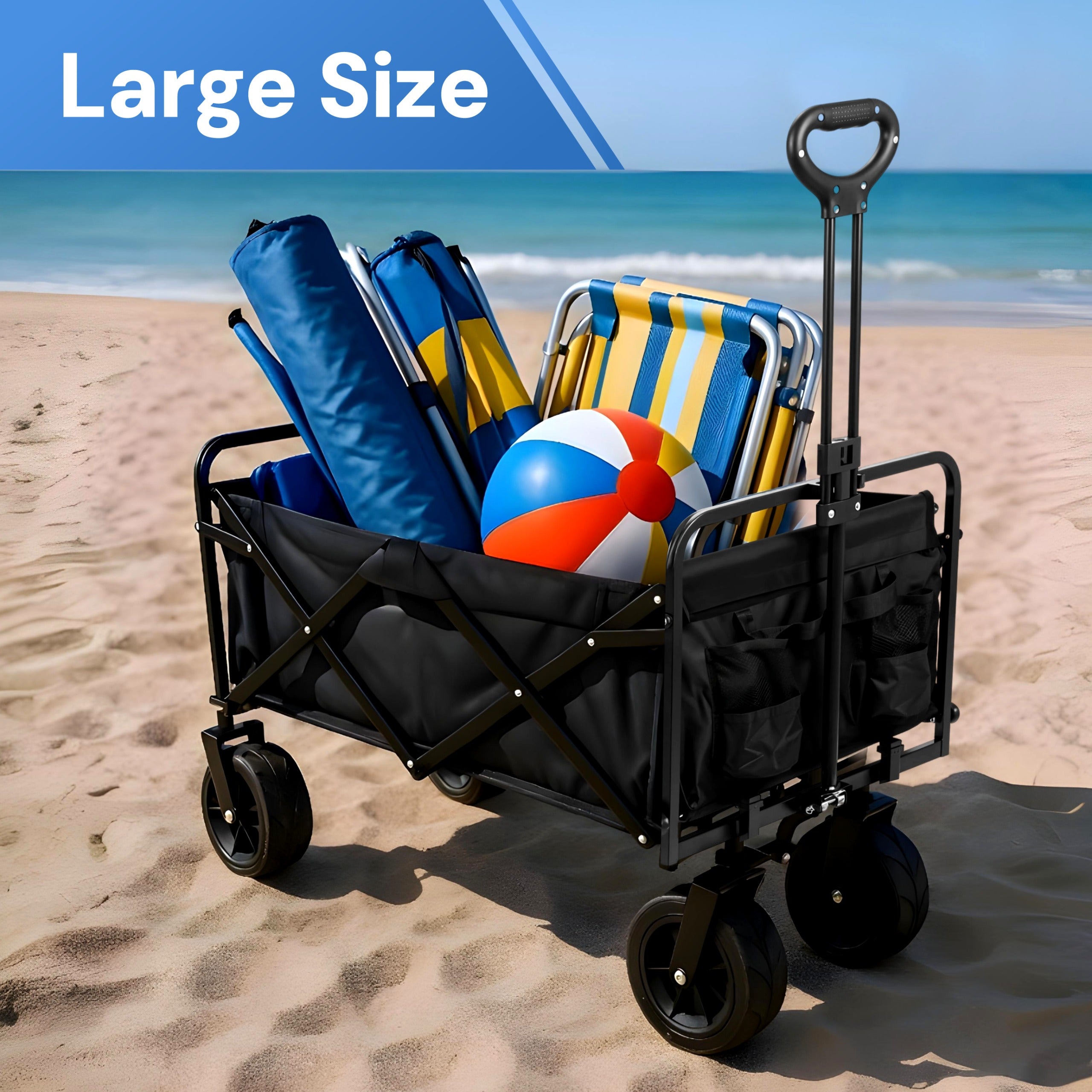Folding Beach Trolley | 120L